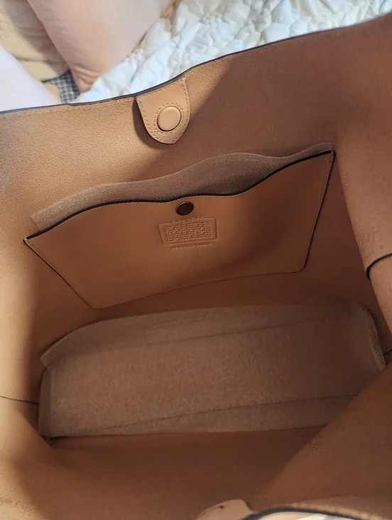 New Nwt Coach Brooklyn 39 Cream Nude Pink Handbag Bag - Picture 2 of 5